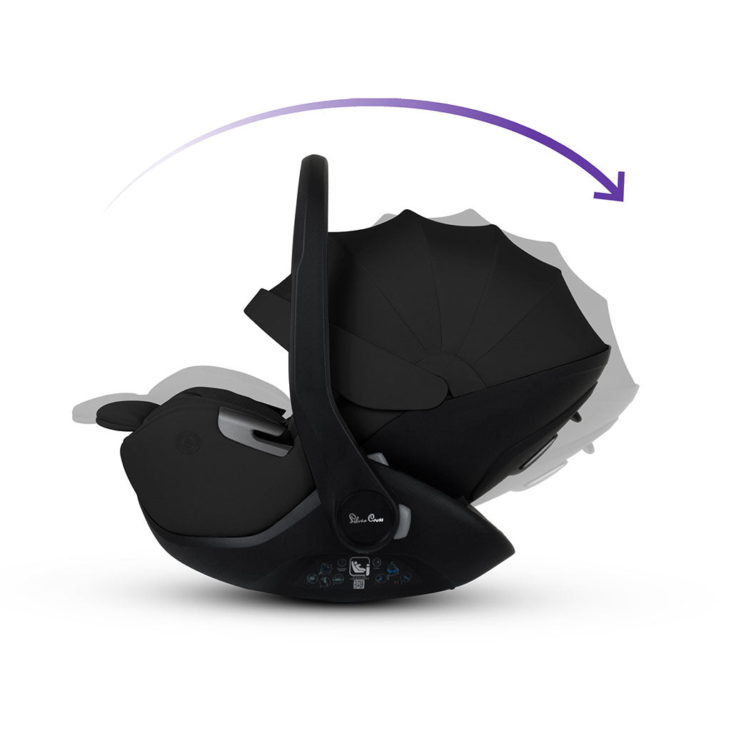 Silver Cross Glide Plus 360 Car Seat - Iconic Black