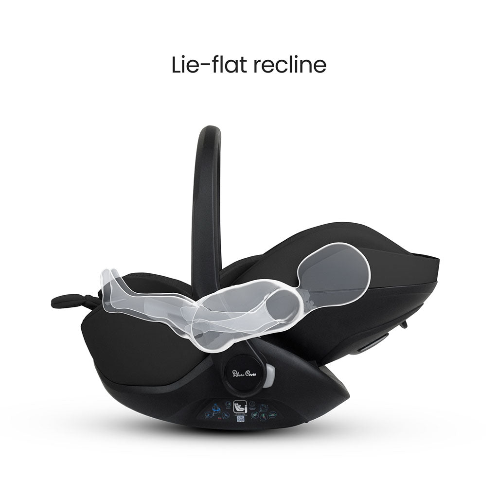 Silver Cross Glide Plus 360 Car Seat - Iconic Black