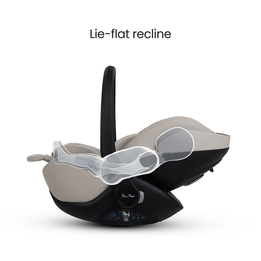 Silver Cross Glide Plus 360 Car Seat - Natural Taupe