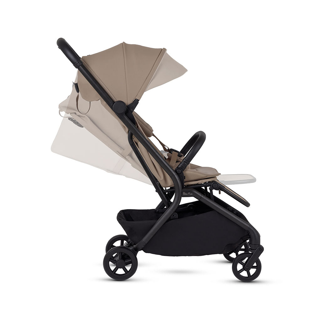 Silver Cross Nia Stroller and Carrycot - Champagne