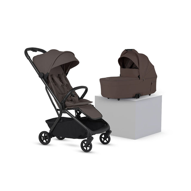 Silver Cross Nia Stroller and Carrycot - Chocolate