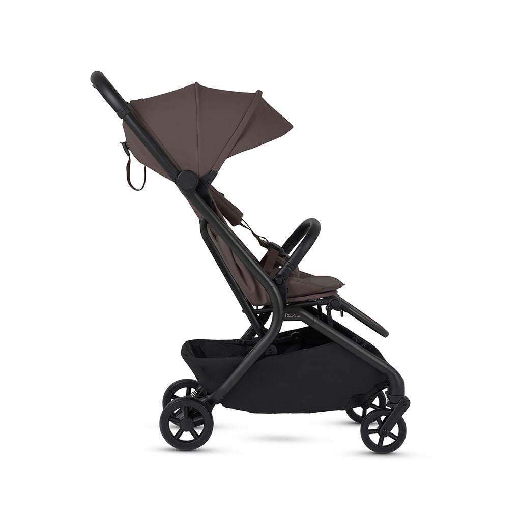 Silver Cross Nia Stroller and Carrycot - Chocolate
