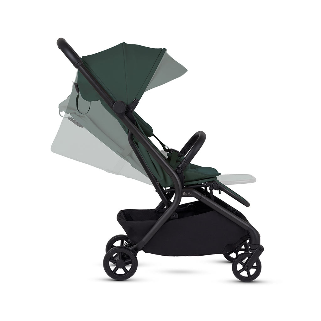Silver Cross Nia Stroller and Carrycot - Conifer