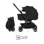 Silver Cross Nia Stroller and Carrycot - Onyx