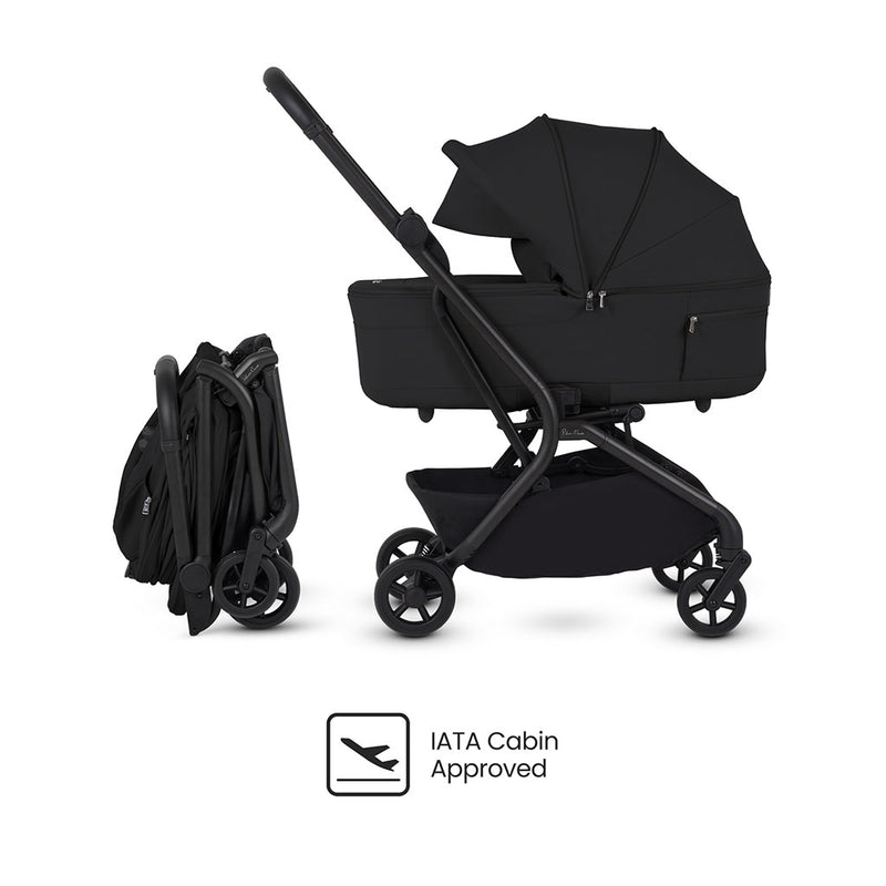Silver Cross Nia Stroller and Carrycot - Onyx