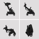 Silver Cross Nia Stroller and Carrycot - Onyx