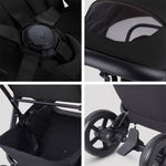 Silver Cross Nia Stroller and Carrycot - Onyx