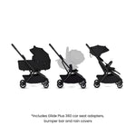 Silver Cross Nia Stroller and Carrycot - Onyx
