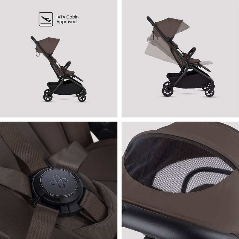 Silver Cross Nia Travel System - Chocolate