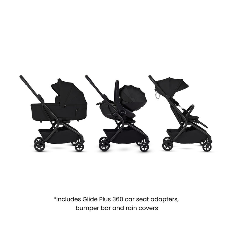 Silver Cross Nia Travel System with Accessory Pack - Onyx