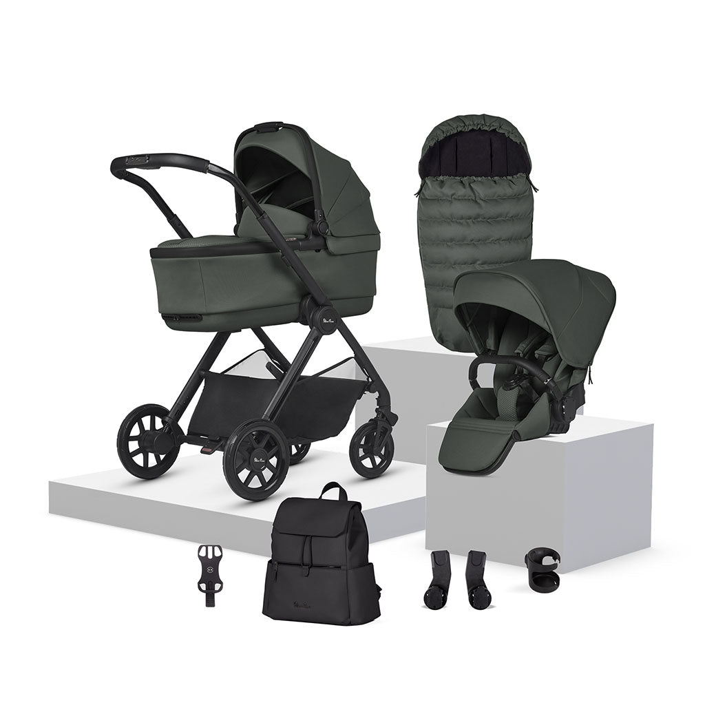 Silver Cross Reef 2 Travel System Accessory Bundle - Pewter