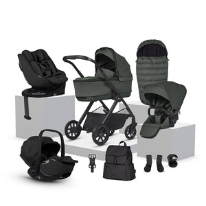 Silver Cross Reef 2 Ultimate 360 Family Car Seat Bundle - Pewter