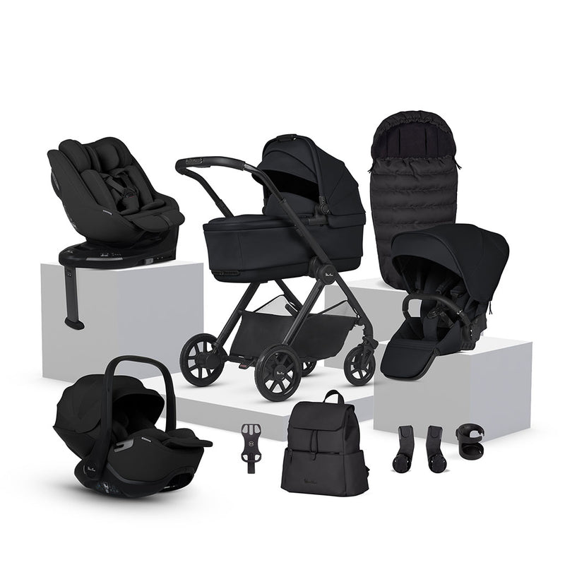 Silver Cross Reef 2 Ultimate 360 Family Car Seat Bundle - Space