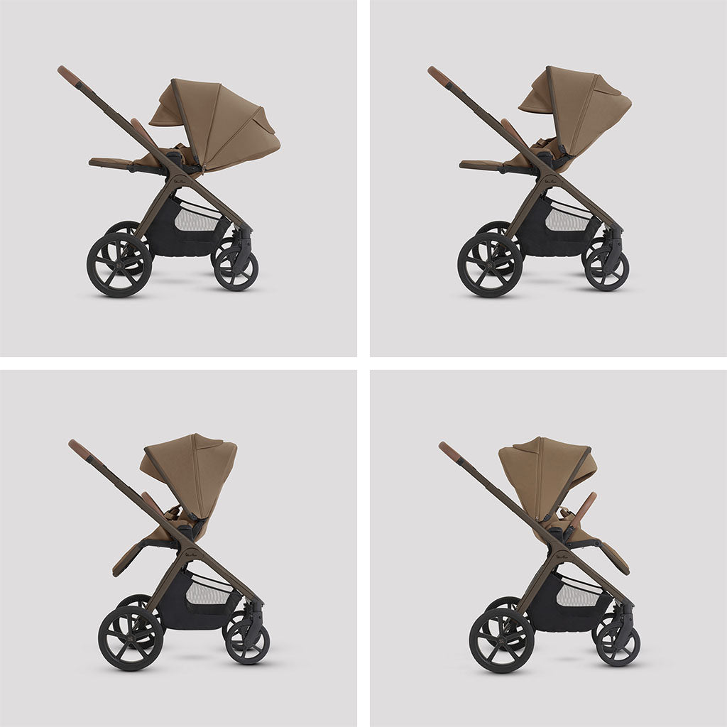 Silver Cross Cove 2 Ultimate 360 Sepia Black Cloud T i-Size Plus Bundle - Maple
