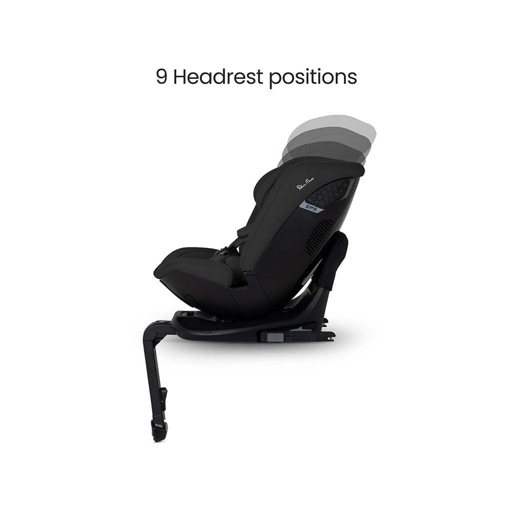 Silver Cross Motion 3 All Size 360 Rotating Car Seat Iconic Black 11