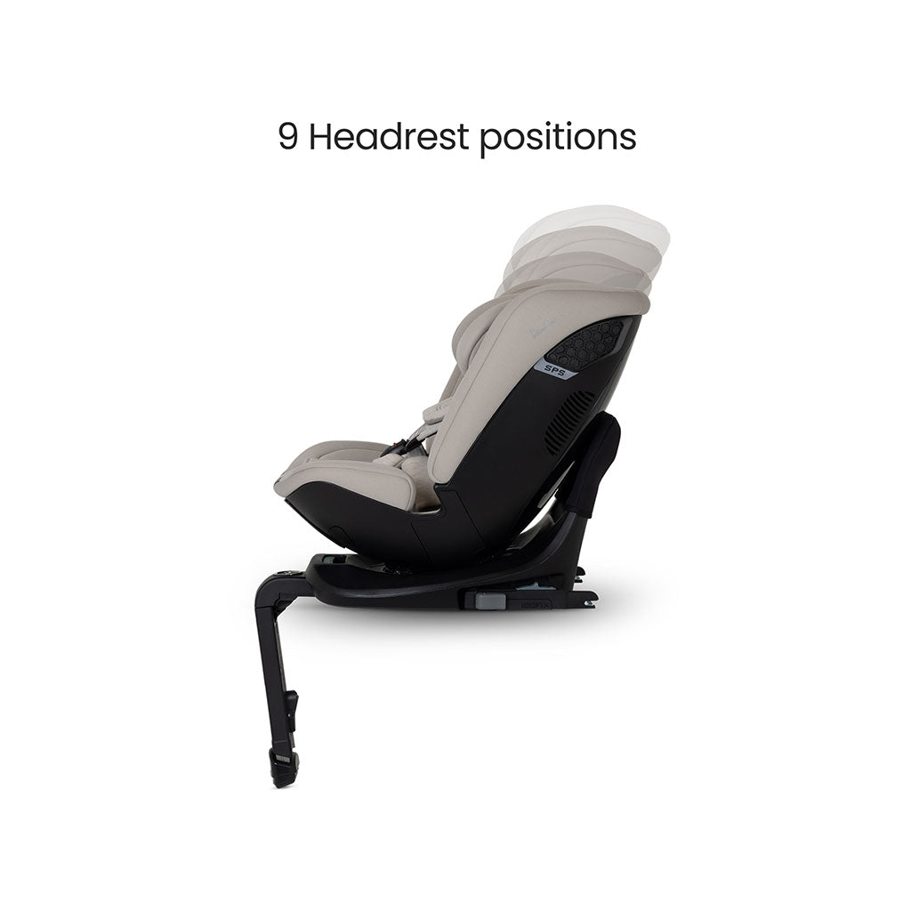 Silver Cross Motion 3 All Size 360 Rotating Car Seat Natural Taupe 11