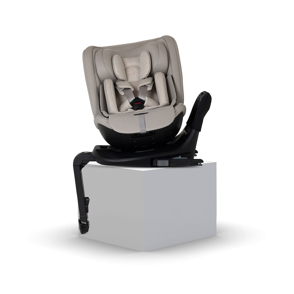 Silver Cross Motion 3 All Size 360 Rotating Car Seat Natural Taupe 2
