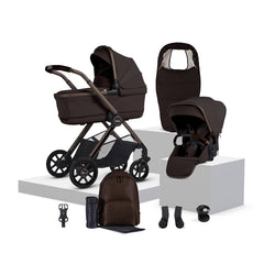 Silver Cross Reef 2 Special Edition Travel System Accessory Bundle - Ganache