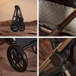 Silver Cross Reef 2 Special Edition Ultimate 360 Iconic Black Car Seat Family Bundle - Ganache