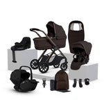 Silver Cross Reef 2 Special Edition Ultimate 360 Iconic Black Car Seat Bundle - Ganache