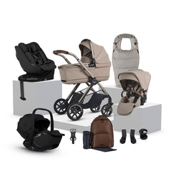 Silver Cross Reef 2 Special Edition Ultimate 360 Iconic Black Car Seat Family Bundle - Frappe