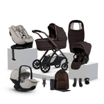 Silver Cross Reef 2 Special Edition Ultimate 360 Natural Taupe Car Seat Family Bundle - Ganache
