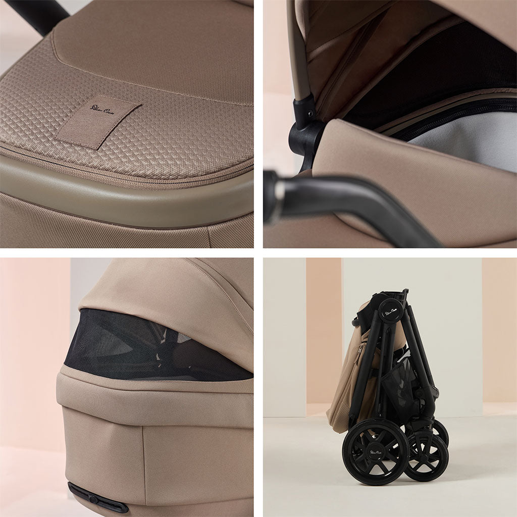 Silver Cross Reef 2 Ultimate 360 Family Car Seat Bundle - Mocha