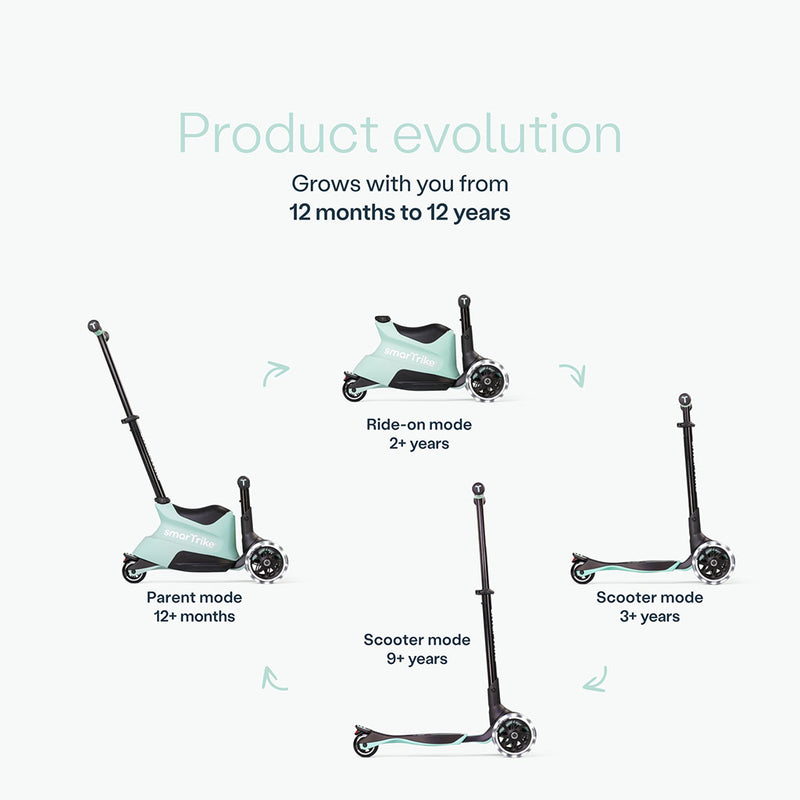 SmarTrike Xtend Ride On Scooter Plus - Green