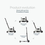 SmarTrike Xtend Ride On Scooter Plus - Grey