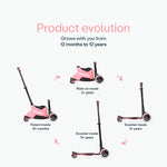 SmarTrike Xtend Ride On Scooter Plus - Pink