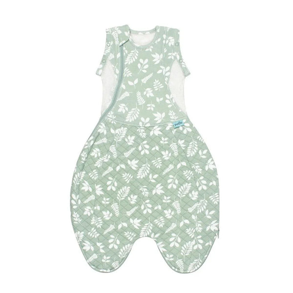 Purflo 2.5 Tog Swaddle to Sleep Bag - Fern