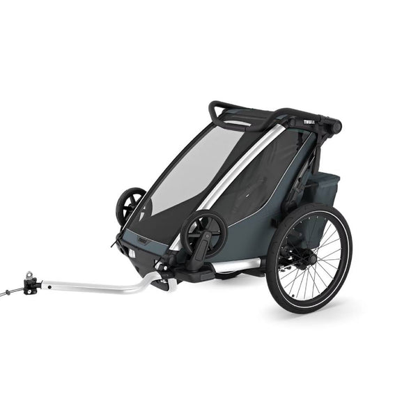 Thule Chariot Cross 2 Single Seat Multisport Bike Trailer - Dark Slate