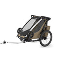 Thule Chariot Cross 2 Single Seat Multisport Bike Trailer - Faded Khaki
