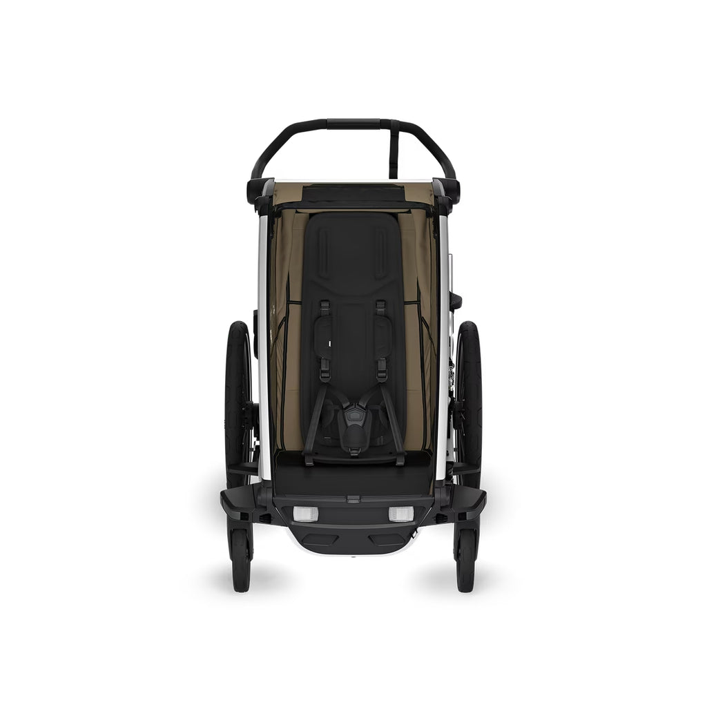 Thule Chariot Cross 2 Single Seat Multisport Bike Trailer - Faded Khaki
