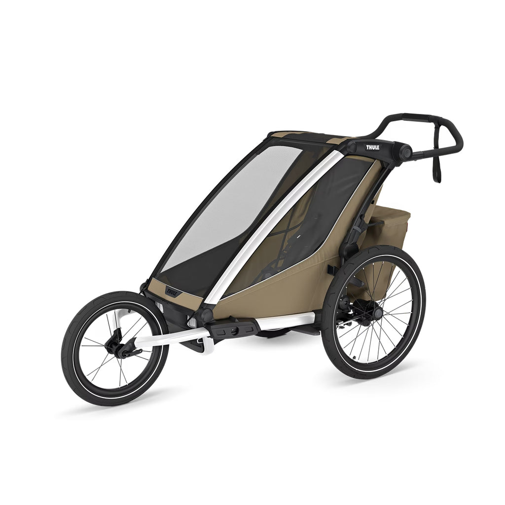 Thule Chariot Cross 2 Single Seat Multisport Bike Trailer - Faded Khaki