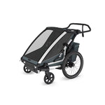 Thule Chariot Cross 2 Double Seat Multisport Bike Trailer - Dark Slate