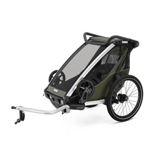 Thule Chariot Lite Single Seat Multisport Bike Trailer - Vintage Green