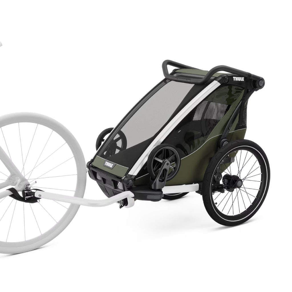 Thule Chariot Lite Single Seat Multisport Bike Trailer - Vintage Green