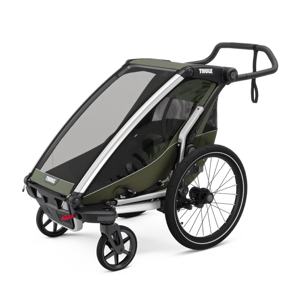 Thule Chariot Lite Single Seat Multisport Bike Trailer - Vintage Green