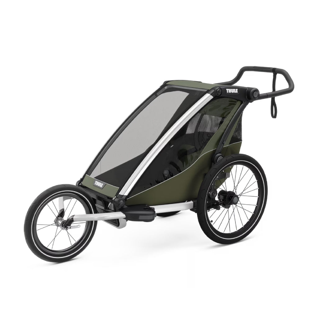 Thule Chariot Lite Single Seat Multisport Bike Trailer - Vintage Green