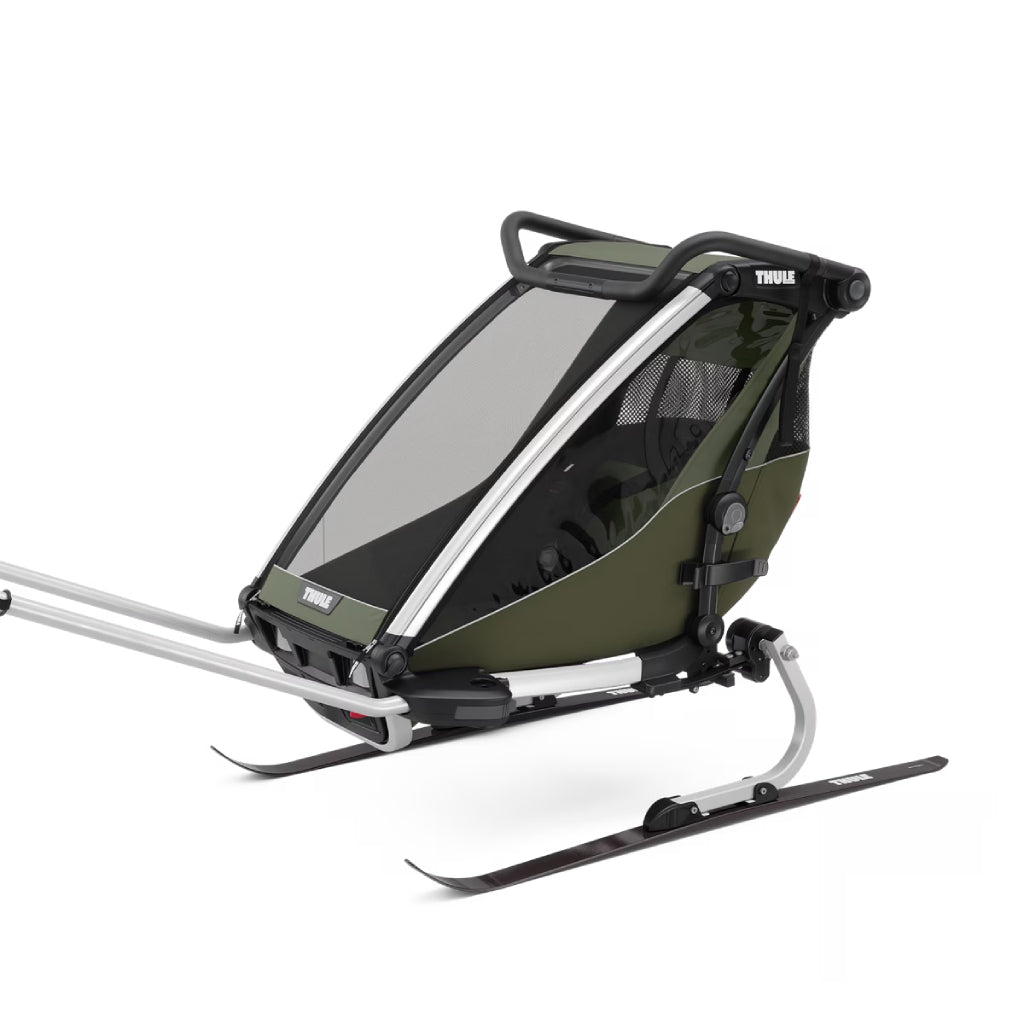 Thule Chariot Lite Single Seat Multisport Bike Trailer - Vintage Green
