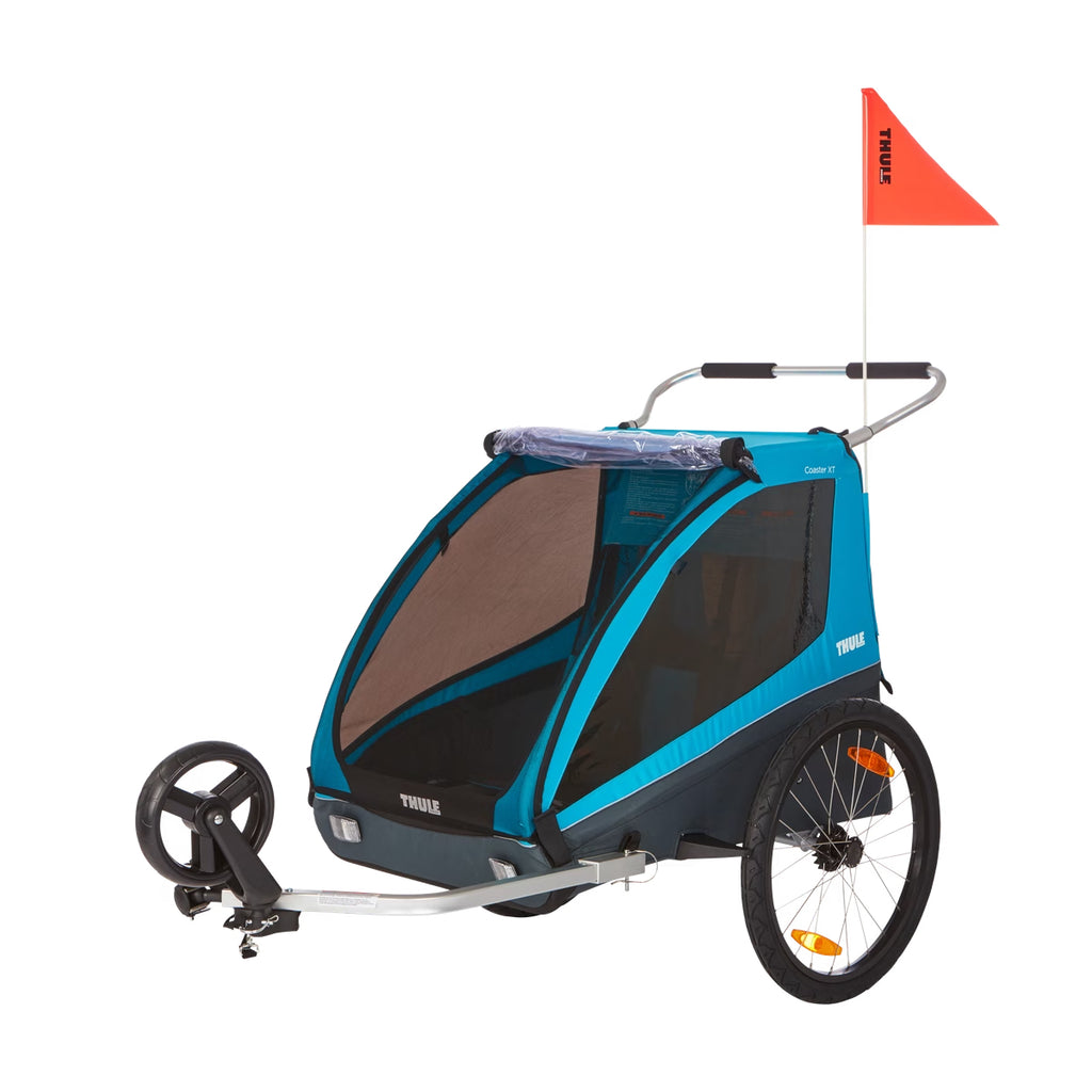 Thule Coaster XT 2-seat Bike Trailer - Blue