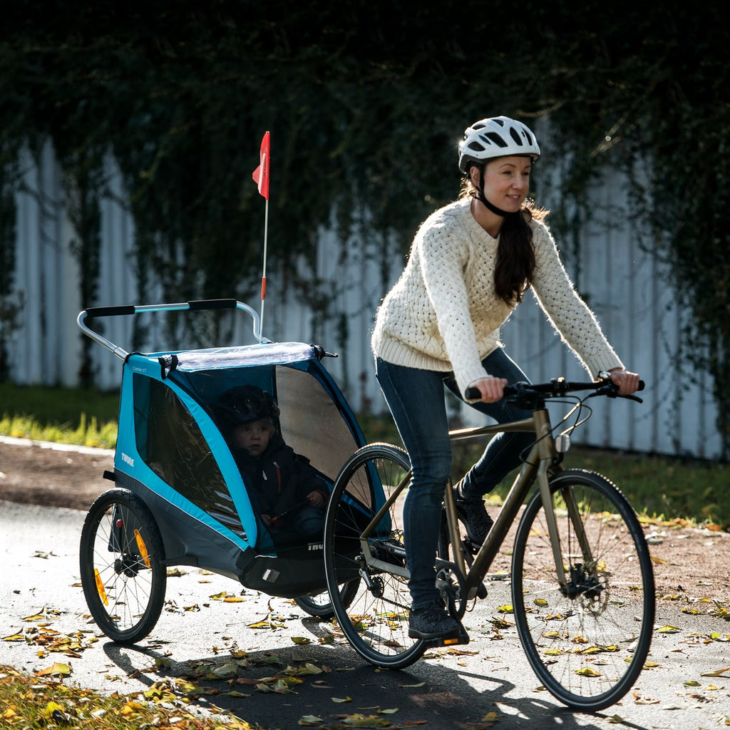 Thule Coaster XT 2-seat Bike Trailer - Blue