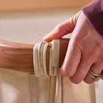 Tutti Bambini CoZee Bedside Crib - Scandinavian Walnut/Ecru