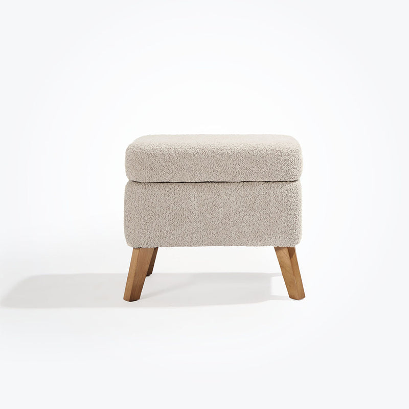 Tutti Bambini Harper Wingback Rocking Chair & Footstool - Teddy Mushroom