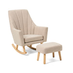Tutti Bambini Jonah Rocking Chair & Foot Stool - Stone