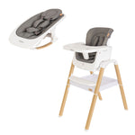 Tutti Bambini Nova Birth to 12 Years Complete Highchair Package - White/Oak
