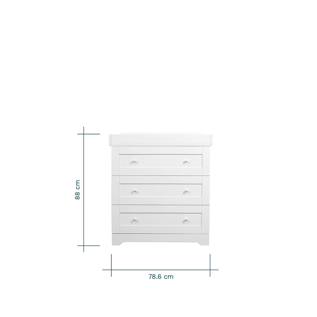 Tutti Bambini Rio Chest Changer - White