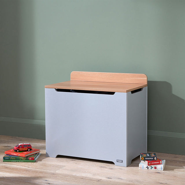 Tutti Bambini Rio Toy Box - Dove Grey/Honey Oak