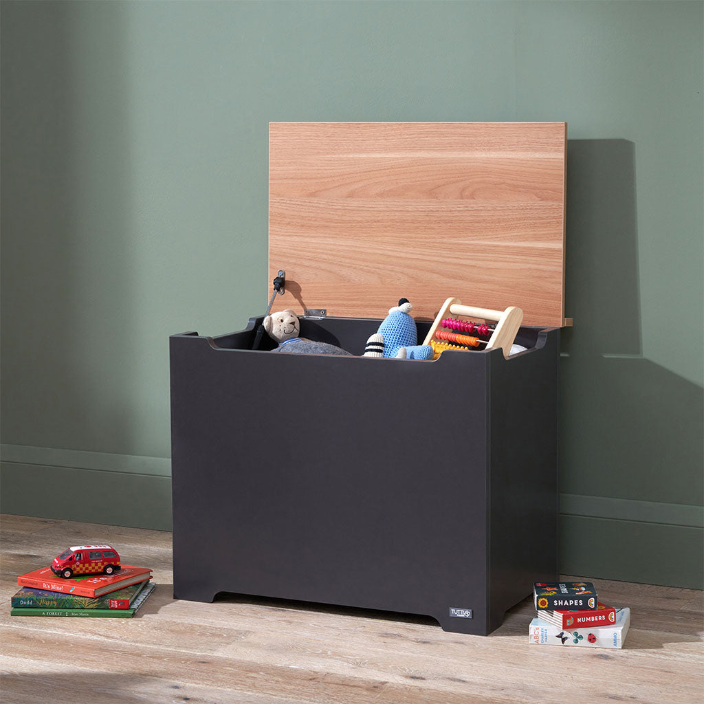 Tutti Bambini Rio Toy Box - Slate/Honey Oak